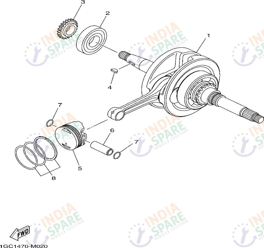 CRANKSHAFT & PISTON